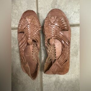 Mexican handmade sandals fits as an 8 women